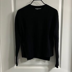vince - asymetric cashmere crew sweater